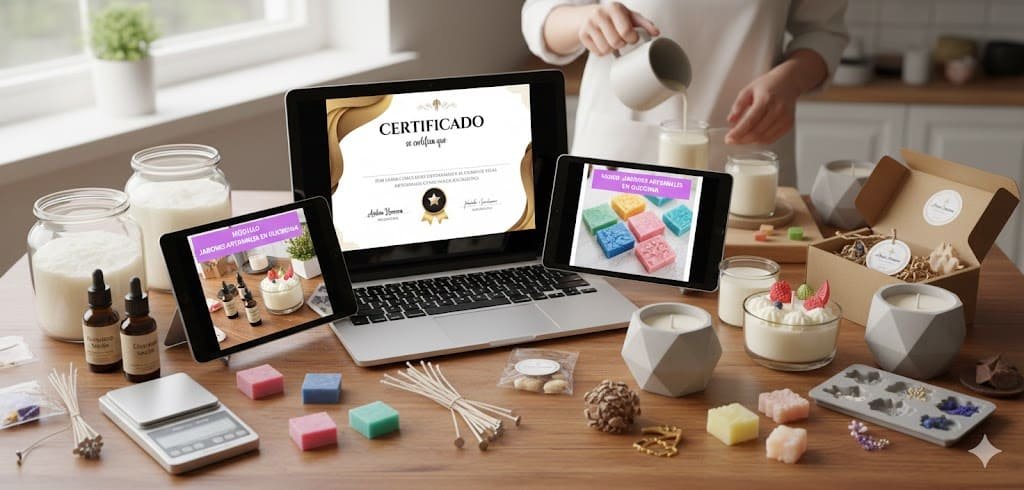curso Velas Artesanales como Negocio Creativo