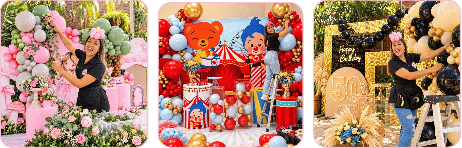 curso de Maku para decorar fiestas
