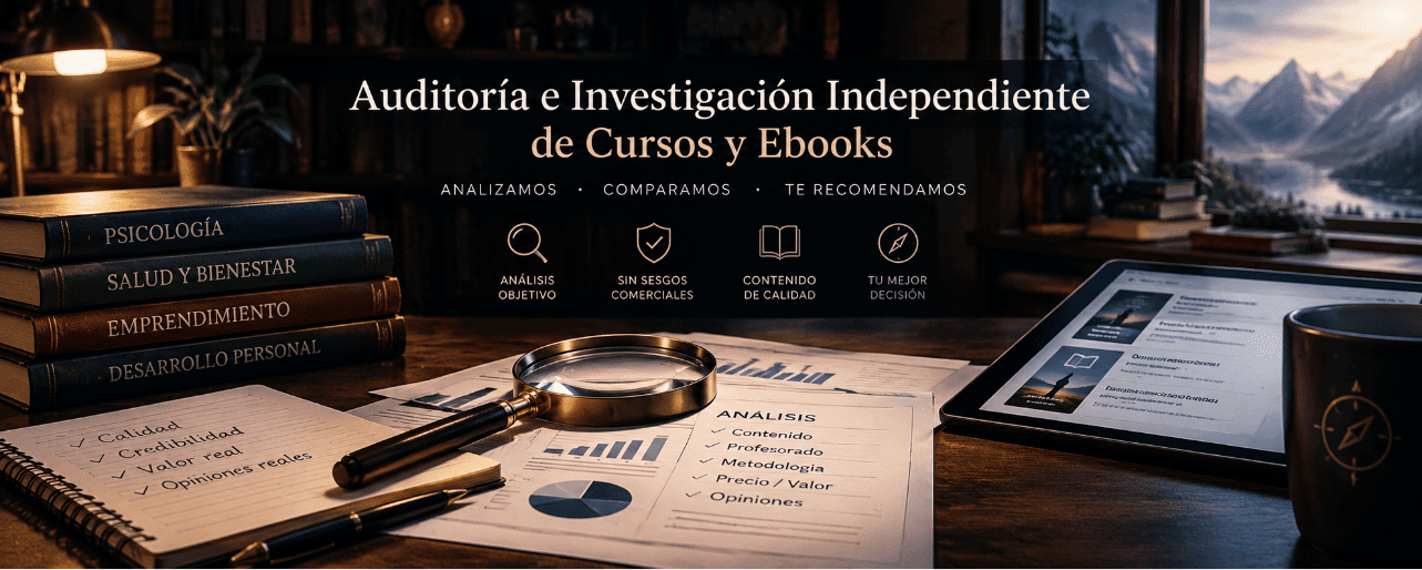 Auditoría e Investigación Independiente de Cursos y Ebooks en Comunidad Formación VIP