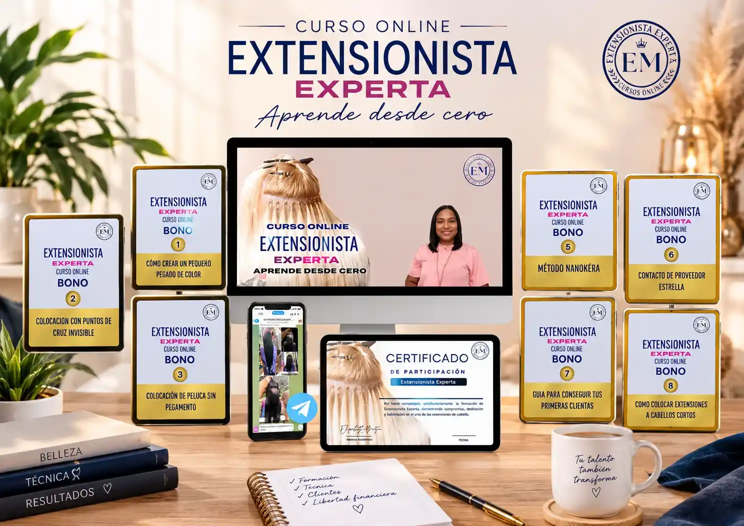 Curso online extensionista experta Elizabeth Mateo